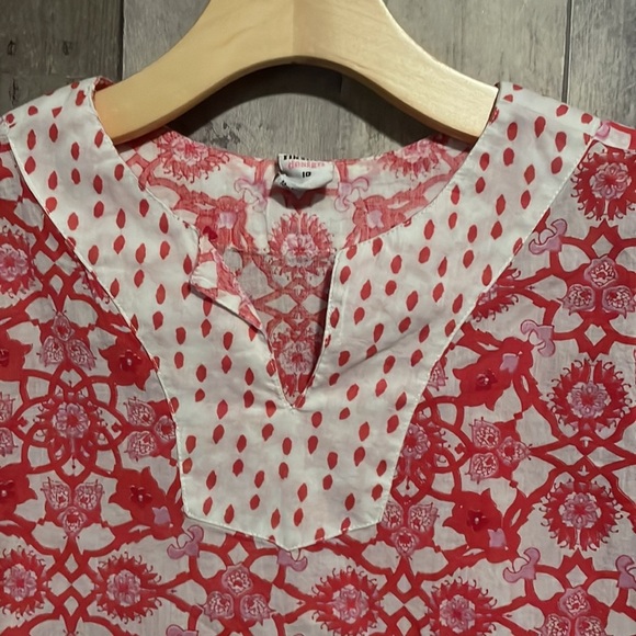 Girls Rikshaw Design Long-Sleeve Tunic Coverup - Picture 2 of 8